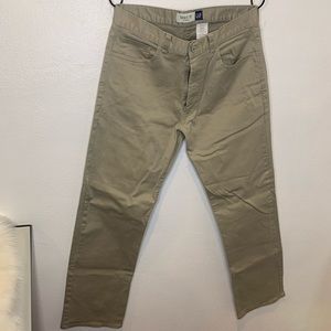 Gap Boot fit stretch Khakis 33W 32L